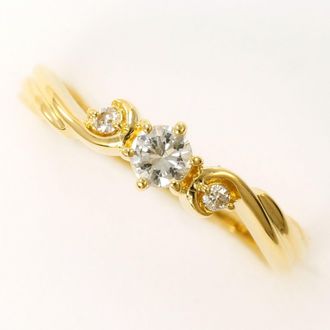 C&A Yellow Gold Yellow Gold (18K) Band Ring (Pre-Owned)