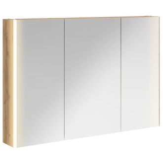 vidaXL Armario Con Espejo De Ba&ntilde;o Roble Artesanal 103,5 X 15,5 X 70 Cm Vidaxl
