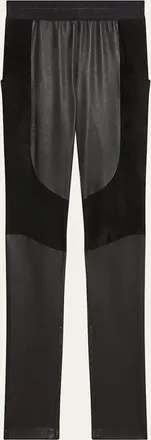 Helmut Lang Leather Racer Leggings