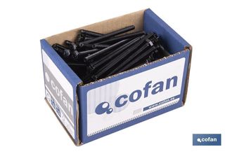 cofan Cofan - Din-933 C-10.9 M-12 X 50 Z Caja 10 Unid., Tornillos Hexagonales (din 933) En Calidad 10.9 Y Zincados. El Tornillo Cuenta Con Rosca Total. Las 