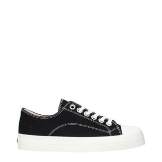 Moschino Black Fabric Low Top Womens Sneakers