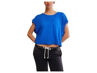 Free People Movement My Time T-Shirts Womens Clothing Electric Shock : LG (Womens 12-14), Cotton/Polyester