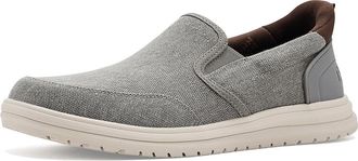 Nunn Bush Brew City Easy On and Moccasin Toe Hands Free Organic Canvas Slip-On Loafers Mens Shoes Grey : 10.5 W (EE)