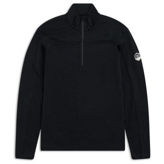 Bergans Inner:Dual Merino Half Zip Funktionsshirt f&uuml;r Herren | schwarz