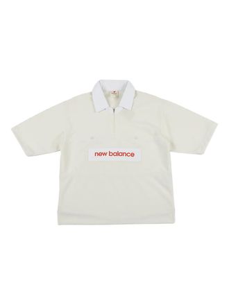New Balance zip polo shirt - Neutrals