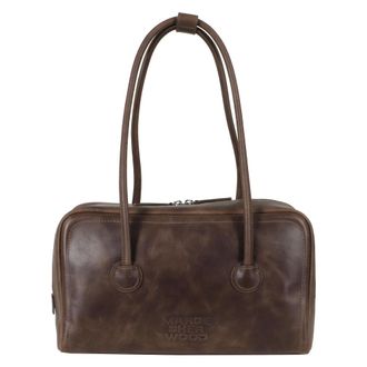 Marge Sherwood Tassen, Dames, Bruin, ONE Size, Leer, Soft Boston