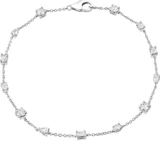 LuvMyJewelry Sigil 14K Gold Lab Grown Diamond Bracelet - 1 Ct