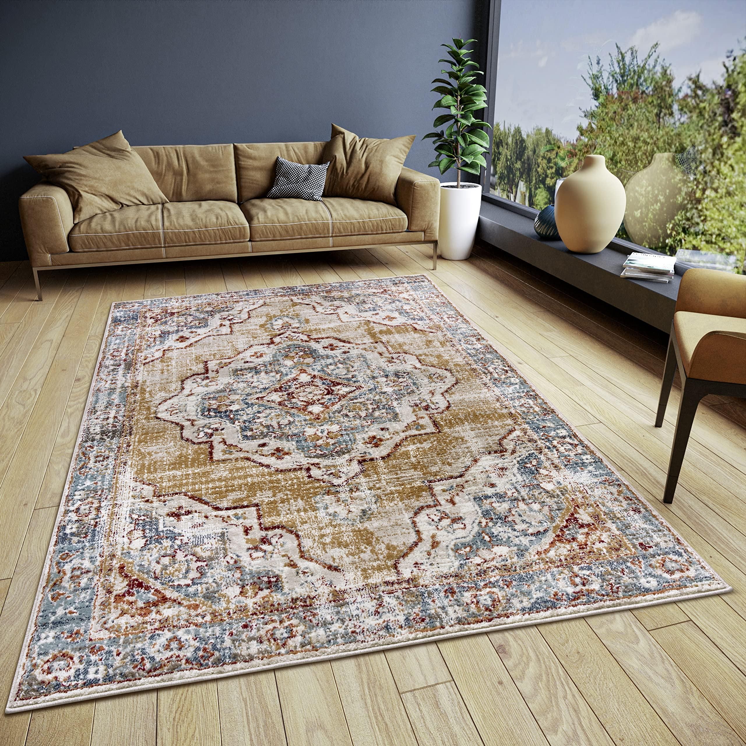 Benuta Teppich Läufer Visconti Multicolor – 70x240 Cm, 100% Polyester, Für Wohn- & Schlafzimmer