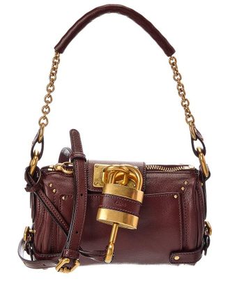Chlo&eacute; Paddington Small Grained Leather Shoulder Bag