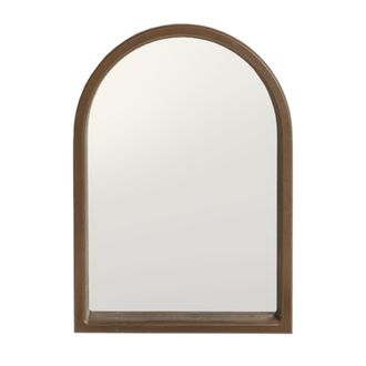 Hannun Espejo arqueado hecho a mano en color natural