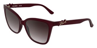 Karl Lagerfeld KL6223S 601 Womens Sunglasses Burgundy Size 56