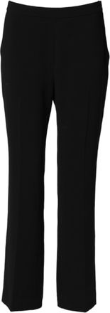 Aspesi Black High Waist Zip Straight Chino Trouser Womens Pants