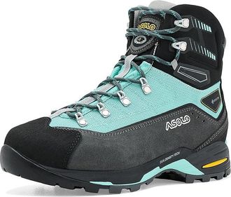 Asolo Finder Pro Gv Ml Womens Hiking Boots Graphite/Pool Side : 10.5 B - Medium, Leather