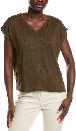 Eileen Fisher Eileen Fisher V Neck Square Linen T-Shirt