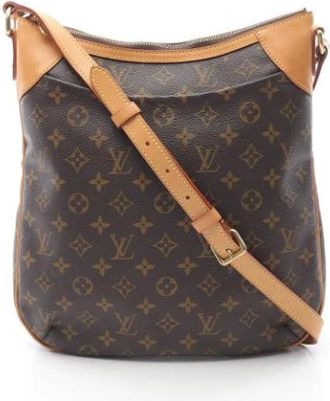 Louis Vuitton Pre-owned Cross Body Bags, female, Brown, Size: ONE SIZE Pre-owned Canvas shoulder-bags