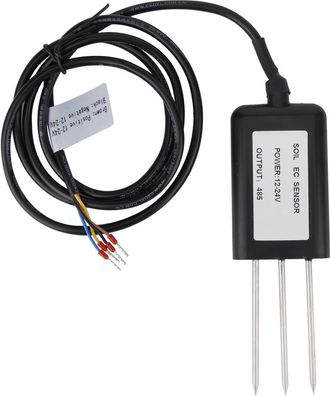 Infinite Sensor De Suelo De Alta Precisi&oacute;n, Ip68, 12-24 V, Mide Ce, Humedad, Temperatura, Tds, 0-10 V, Rs485, Sonda De Acero Inoxidable De 13,5 Cm, Precisi&oacute;n P