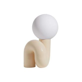 PETITE FRITURE Table lamp Neotenic - Beige - Mouth blown glass - Designer Jumbo