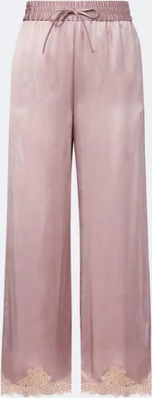 Valentino Silk cr&ecirc;pe satin wide-leg pants