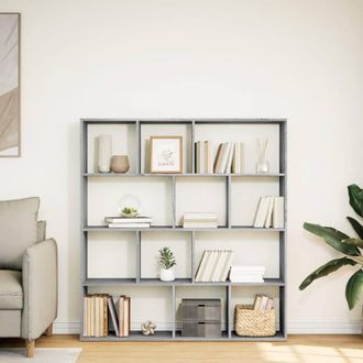 Berkfield Home Classic Book Cabinet Grey Sonoma 132x29x141.5 cm Engineered Wood