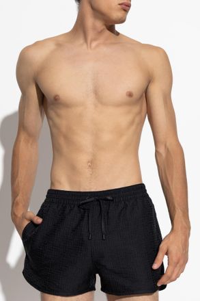Balmain Swim Shorts, Mens, Black