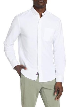 Faherty Cotton Blend Oxford Button-Down Shirt in Pure White at Nordstrom Rack, Size Xx-Large