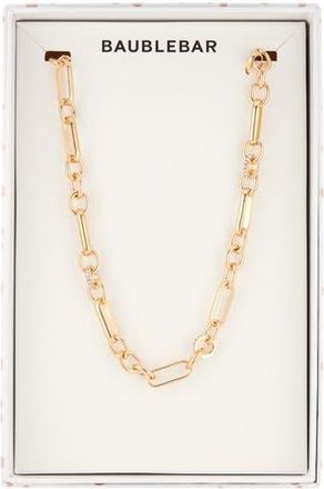BaubleBar Chain Link Necklace in Gold at Nordstrom Rack
