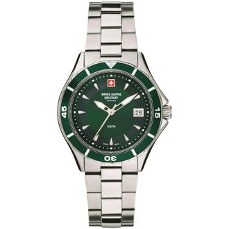 Swiss Alpine Military 7740.1134 Horloge - Dames - Accessoires - Grijs - Maat: ONE Size