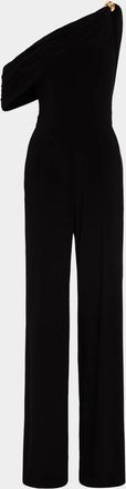 Ramy Brook Valery One-Shoulder Wide-Leg Jumpsuit