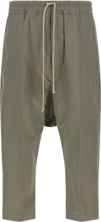 Rick Owens Grey Relaxed Drawstring Pants