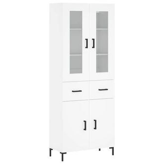 Berkfield Home Highboard White 69.5x34x180 cm Engineered Wood