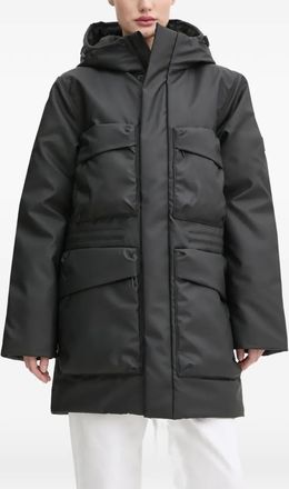 Rains Cappotto Askim con cappuccio - Nero