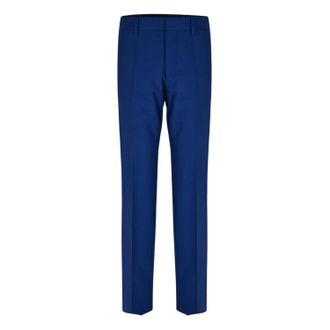 HUGO BOSS H-Genius Effen Rechte Chinos (Marineblauw)