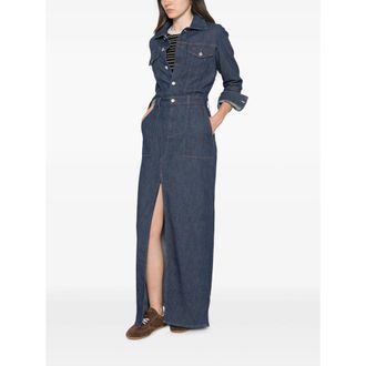 7 For All Mankind Utility Dress - Blue