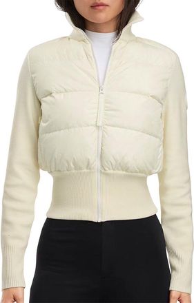 Canada Goose Hybridge Wide Quilt Knit Down Jacket