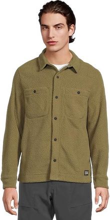 Mountain Hardwear HiCamptm Fleece Shacket Mens Workout Combat Green : 2XL, Fleece/Polyester