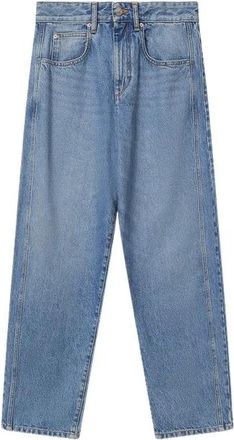 Isabel Marant Jeans, Dames, Blauw, XS, Katoen, Oriane Broek