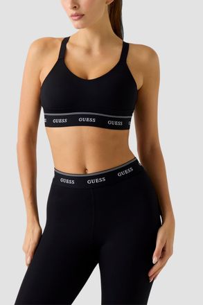 OEM Sujetador Deportivo Alba M De Guess Para Mujer, Color Negro