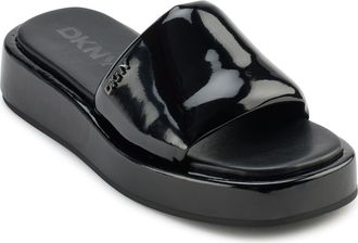 DKNY Lachine Platform Slide Sandal in Black at Nordstrom Rack, Size 6.5
