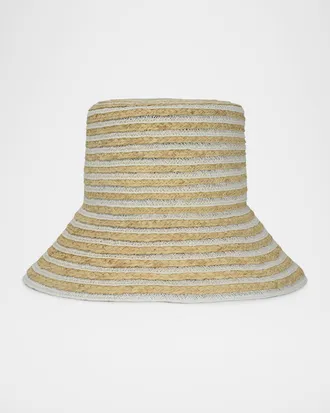 Gigi Burris Millinery Lula Striped Bucket Hat