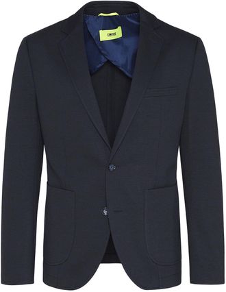 Cinque Anzugsakko CINQUE CIDATINI, Herren, Gr. 50, blau (dunkelblau), Obermaterial: 71% Polyester, 24% Viskose, 5% Elasthan, unifarben, regular fit, Sakkos A