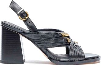 Pinko Black Lara Pump Sandals