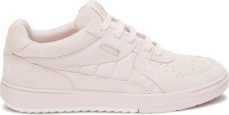 Palm Angels suede low-top sneakers - women - Calf Leather/Calf Leather/Rubber/Polyester - 34.5 - Pink
