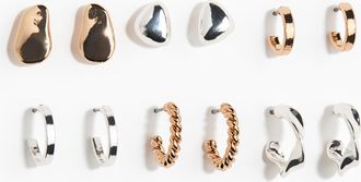 H&M 6 Paar Ohrringe - Gold