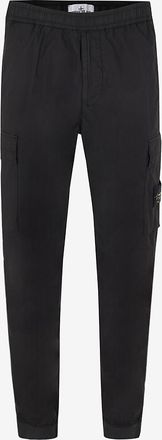 Stone Island Jogging-Hose aus Baumwolle mit besticktem Logo