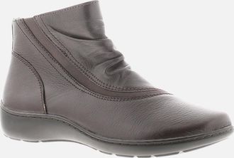Clarks Womens Clarks Womens Ankle Boots Cora Derby Leather Zip brown UK Size - Size: 4.5