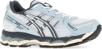 Asics Unisex Multicolor Mesh And Rubber Gel-Kayano 12.1 Sneakers Whitecarriergrey