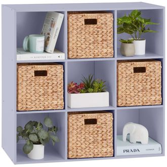 Best Choice Products 9-Cube Storage Organizer, 11in Shelf Opening, Bookcase w/ 3 Removable Back Panels