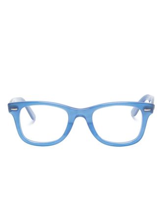 Ray-Ban Ease wayfarer-frame glasses - unisex - Acetate - 50 - Blue