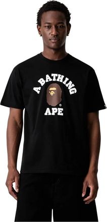 A Bathing Ape College T-Shirt - Heren - T-shirts - Zwart - XL - Katoen - Tops