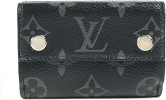 Louis Vuitton Pre-owned Wallets, male, Black, Size: ONE SIZE Pre-owned Monogram Eclipse Wallet (tri-fold)